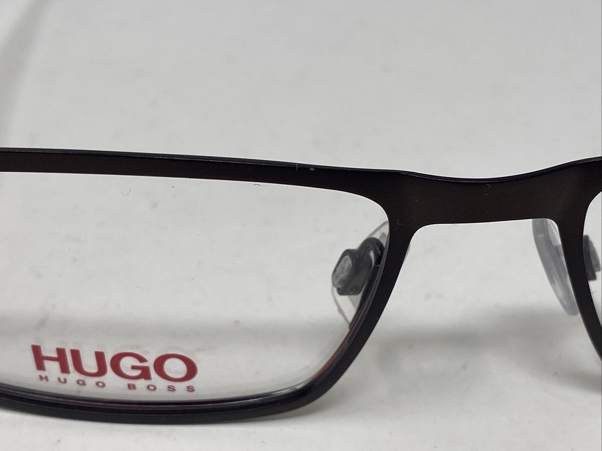 HUGO BOSS HG 0228 YZ4 54/17/140 BROWN METAL FULL RIM