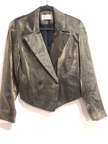 Vintage Rockmans 80s 90s Black Gold 