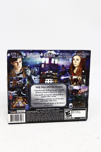 Doctor Who The Adventure Games BBC Puzzle PC Game 5 Game Pack 1 CD New See Desc - Picture 2 of 8