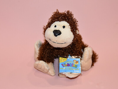 WEBKINZ GANZ Monkey Plush Stuffed Animal Toy w/SEALED CODE I combine shipping