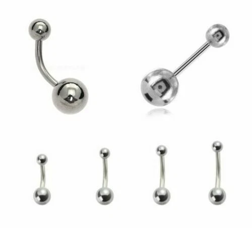 Body piercing in argento ombelico