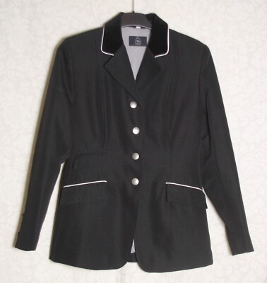 Reitjacke Jacket Damen Tournierjacke Blazer Schwarz Gr. 36