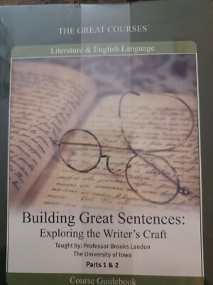 The Great Courses Building Great Sentences: Writers Craft, 4 DVDs ...