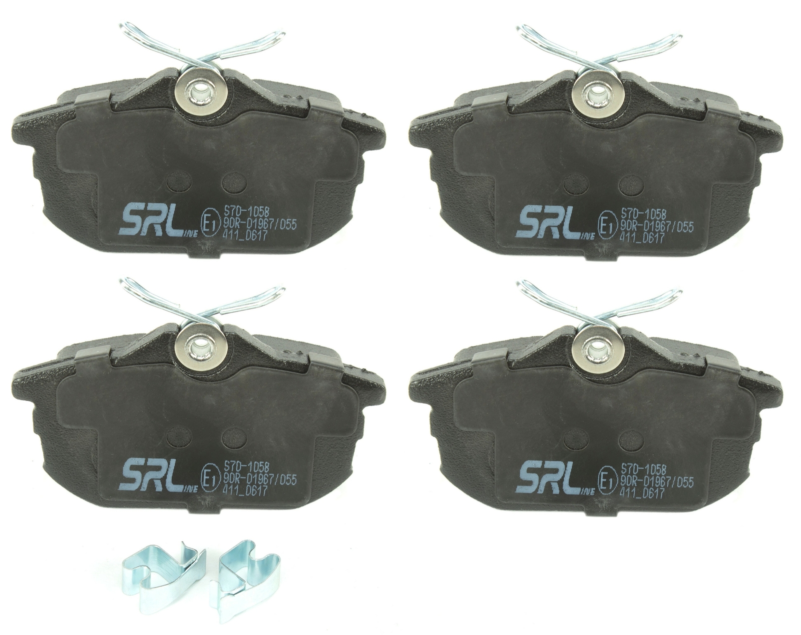 Plaquettes de frein pour Mitsubishi Space Star, friction silencieuse sans amiante