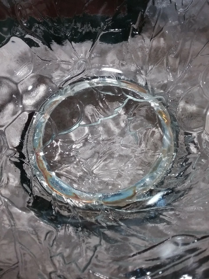 International Silver Company - Juego de ensaladas vintage chapadas en plata y cristal de 3 piezas Foto 4 de 4