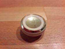 Pos 1) 1 Radioknopf weiß/creme – kleine Radios – z. B. Nordmende, Blaupunkt etc.