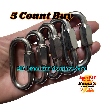 316 Stainless Steel Quick link Marine grade 5/16''(8MM) repair chain link connect