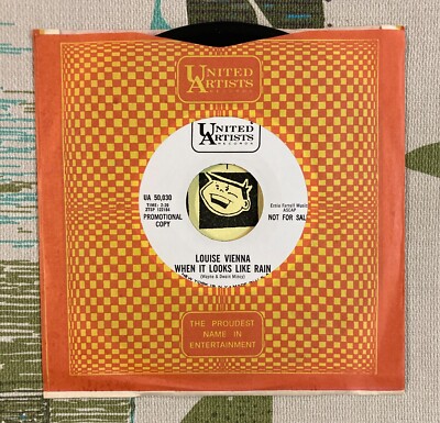 Louise Vienna 45 When it Looks Like Rain 1966 Northern Soul WL Promo  M-