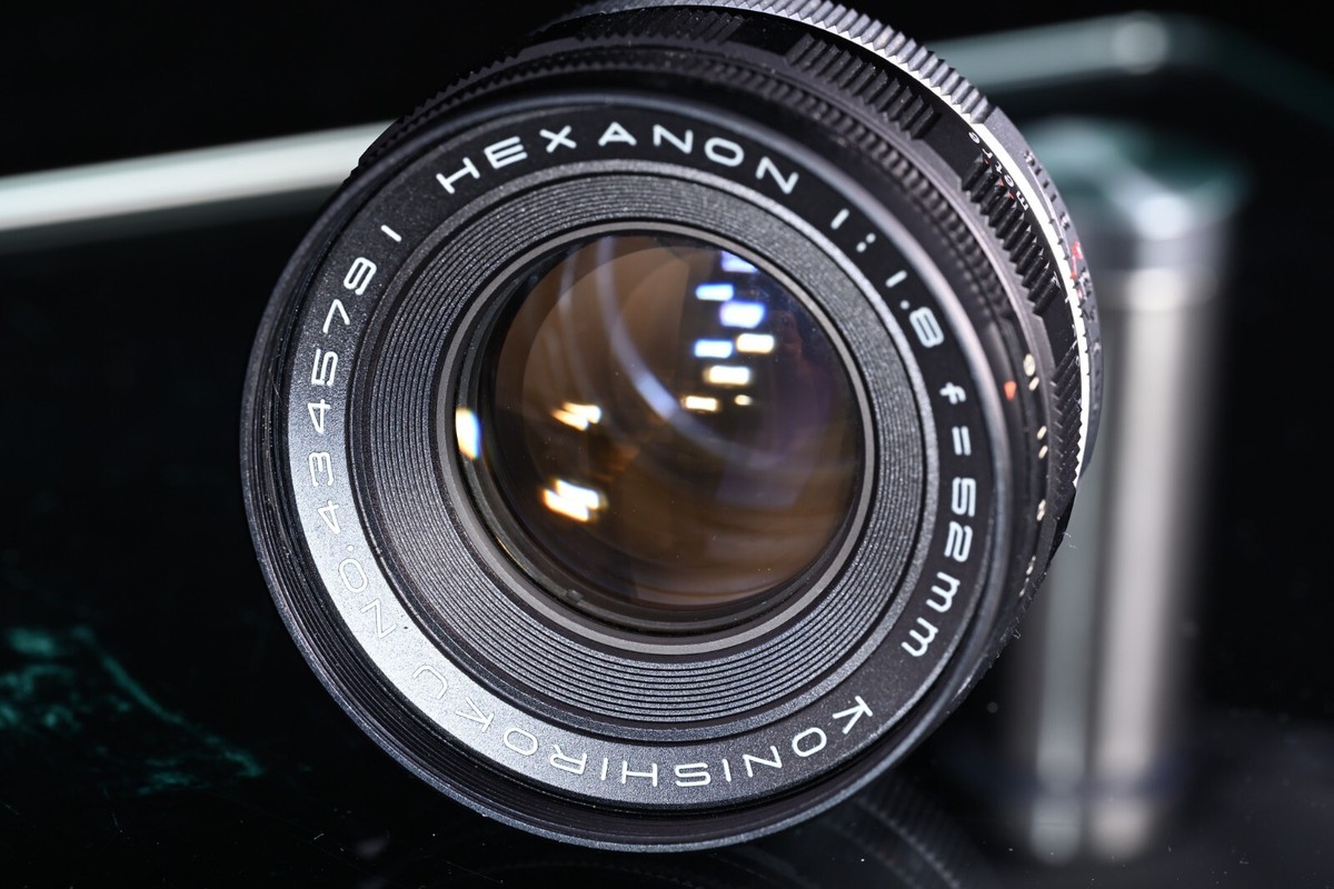 RARE Konica KONISHIROKU Hexanon 52mm f1.8 for KONICA F [AS IS