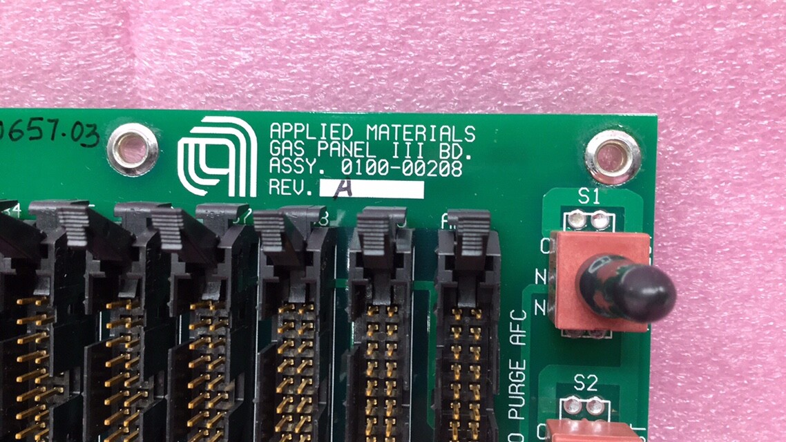 Applied Materials 0100-00208 (AMAT) PCB Gas Panel III BD Assembly