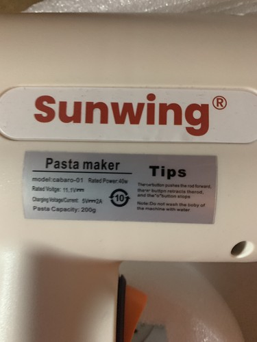 Sunwing 5-1 Hand-Nudelmaschine Akku - Bild 5 von 8