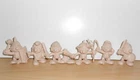 Vintage Smurf Schlümpfe Schlumpf Puffi figure figurine ROMAN GNOME Rohling raw