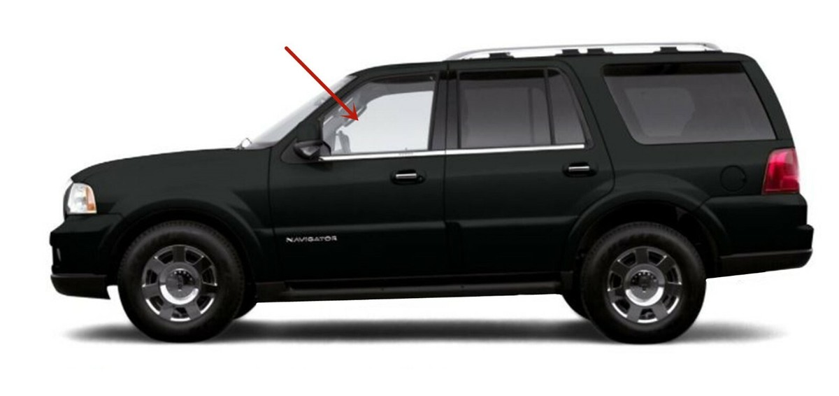 LSD Navigator 5.11 1/2 中古綺麗 Fits 2003-2006 Lincoln Navigator Driver Left Front Door Window
