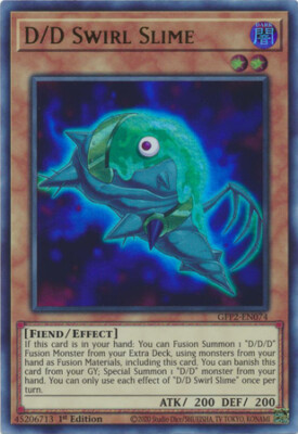 D/D SWIRL SLIME GFP2-EN074 1ST ED YUGIOH GHOSTS 2 (ULTRA, NM)