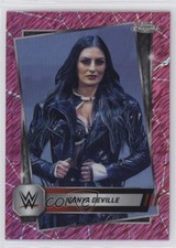 2025 Topps Chrome WWE Pink Shimmer Refractor Sonya DeVille #66 1d2q