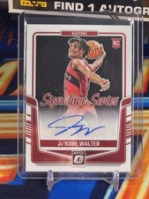 Ja’KOBE WALTER 2024-25 Panini Optic ROOKIE SIGNATURE SERIES AUTO RC Raptors