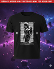 15- Nothing is Eternal. ANGEL APPAREL. Medium Unisex Tee-Shirt & Raffle