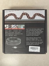 Self-Regulating Pipe Heating Cable 30 Ft. 5W/Ft. Heat Tape for Pipes Gutters Roo