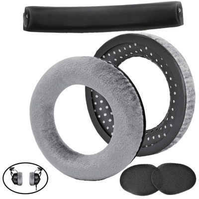 Option Velour Ear Pads Gray For Beyerdynamic DT990/DT880/DT770 PRO Headphone NEW