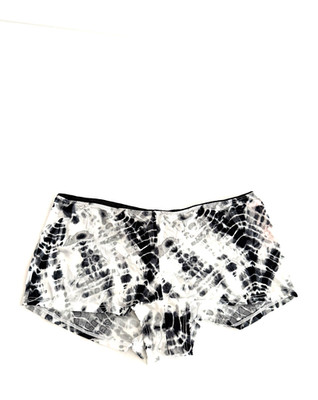 Victoria's Secret Everyday Perfect Shortie Panty Black White Tie Dye
