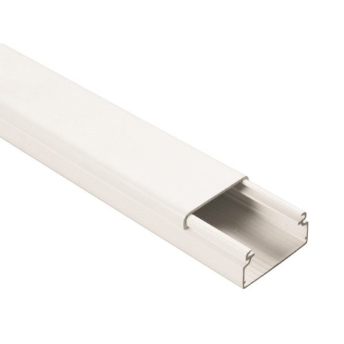 Canalina elettrica Poly Pool, modello PP0216, piatta 1 via, colore Bianco, per - Foto 1 di 2