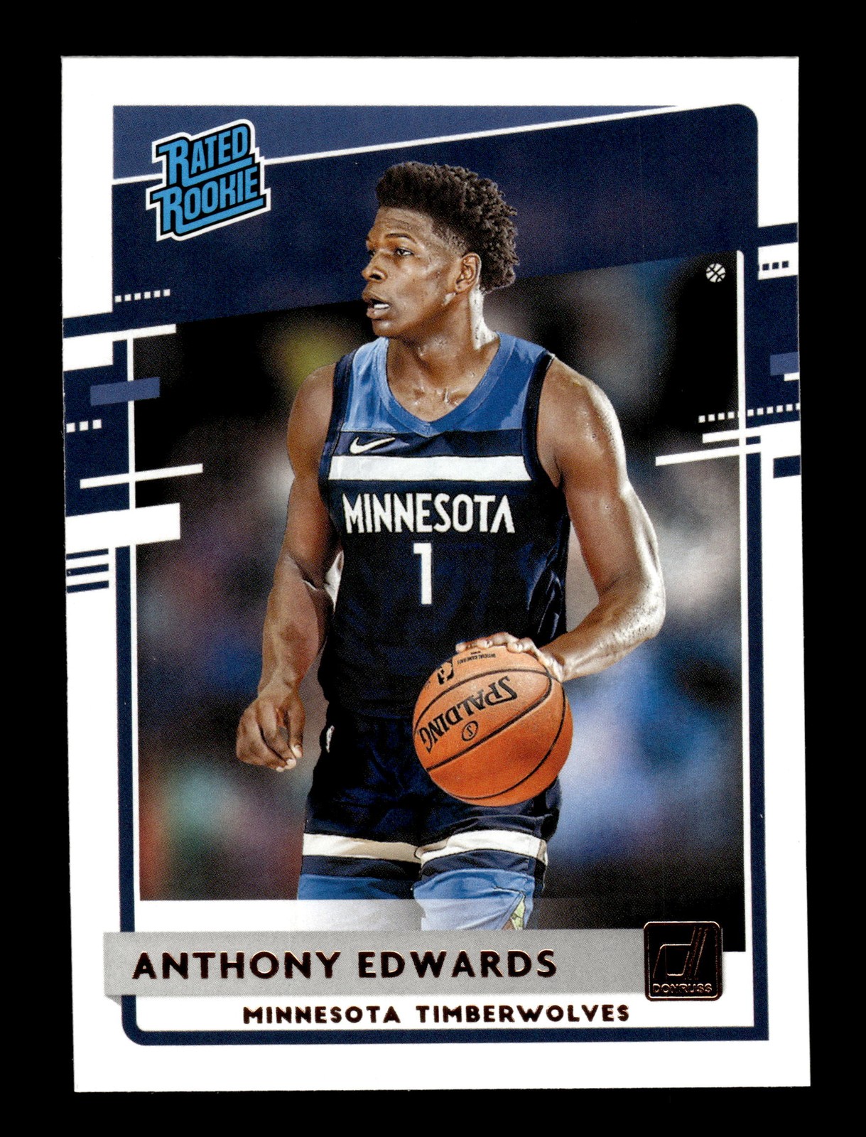 2020-21 Donruss #201 Anthony Edwards ROOKIE RC