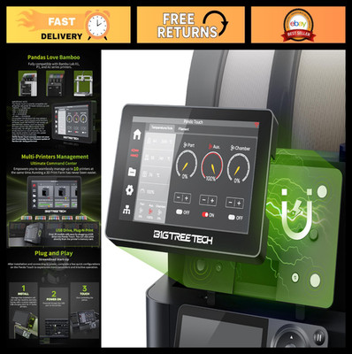 Touch Screen Upgrade for Bambu-Lab P1S P1P X1C X1E A1 Mini 3D Printers, Multi-Pr