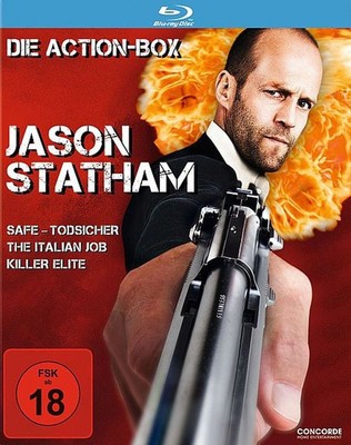 Jason Statham - Die Action-Box - Safe, The Italian Job, Killer Elite | Blu-Ray