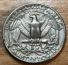 1984 USA Eagle Quarter Dollar "P" Mintmark 25c Coin  YFP3/4
