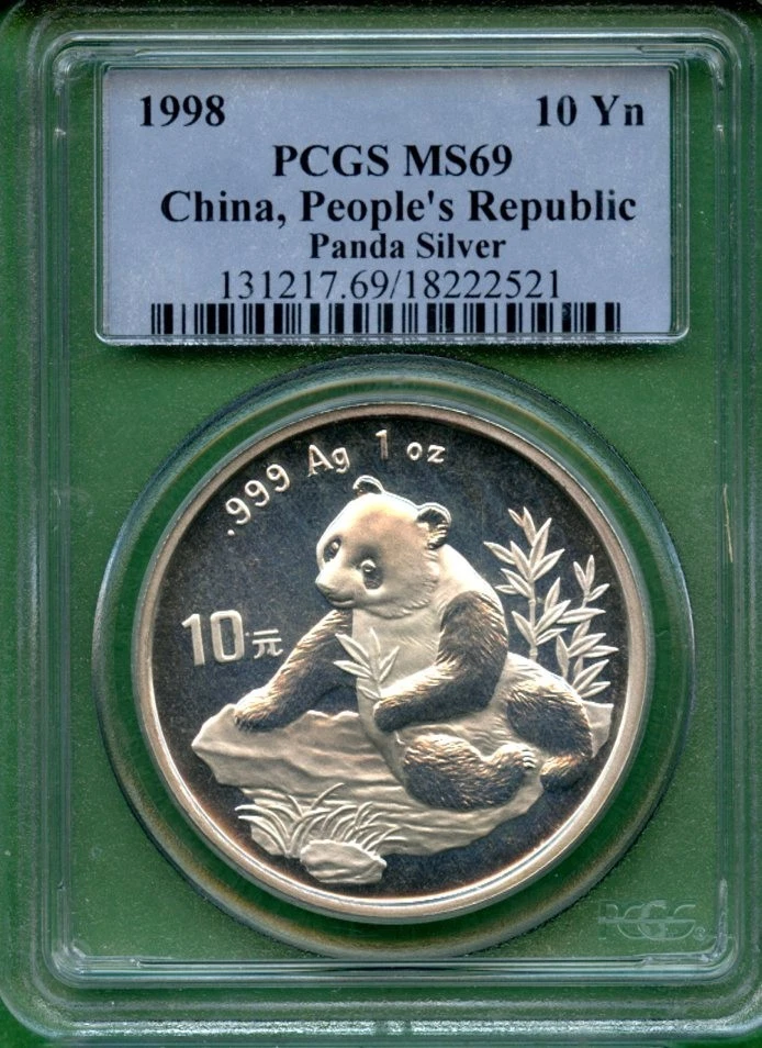 银色10 元面值1998 中华民国金币(1949-现在) 的人| eBay