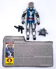 Vintage 1987 Hasbro GI Joe COBRA COMMANDER v3 3.75" Action Figure with File Card