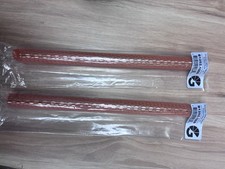 BRIGHT TANGERINE DRUMSTIX 19MM TITANIUM SUPPORT RODS-12 INCH PAIR B1252.0006