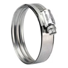 Zoro Select 360030022070 Hose Clamp, 1-5/16 To 1-7/8In, Sae 22, Pk10,