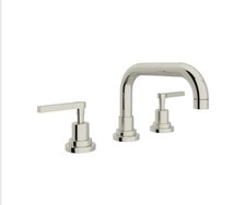 Rohl A2218LMPN-2 Lombardia U-Spout Widespread Lavatory Faucet