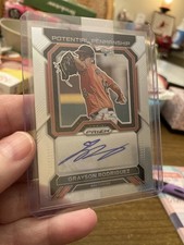 2023 PRIZM POTENTIAL PENMANSHIP GRAYSON RODRIGUEZ PP-GR AUTO ORIOLES