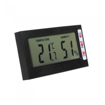 Digital Lcd C / F Thermometer Hygrometer Max Min Speicher Celsius Fahrenheit