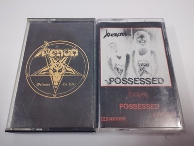 VENOM Cassette Lot (2) | Welcome to Hell + Possessed | Neat Records First Era Bl