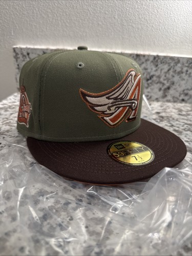 New Era Anaheim Angels Olive Rust Pack 59FIFTY Mütze 40 Jahre Side Patch 7 1/2 - Bild 1 von 7
