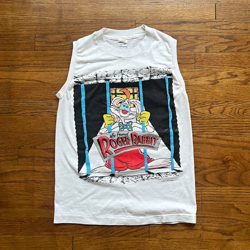 Disney Who Framed Roger Rabbit Movie Promo Whit 1980s vintage concert t-shirt, vintage, single stitch, B+ condition