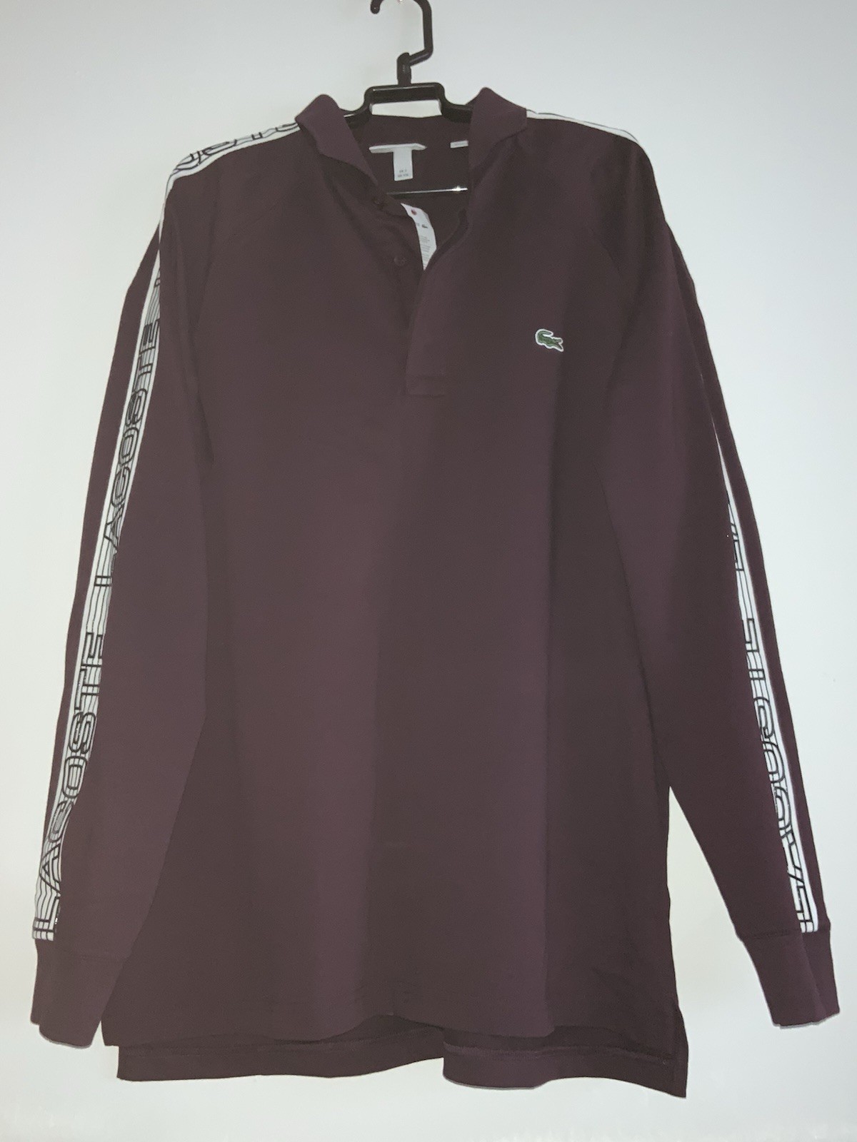Lacoste Men’s Long-sleeve Polo Shirt  Size 7/us XXL thumbnail 2