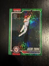 2026 Topps Series 1 Jacob Young Green Sandglitter 46/99 Washington