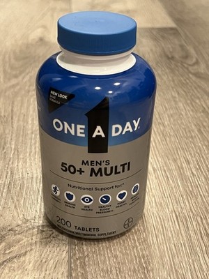 One A Day Men's 50+ Multivitamin Nutritional Support Exp 2027 Sealed