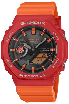 CASIO G-SHOCK GA-B2100DF-4AJR Charles Darwin Solar Bluetooth Red