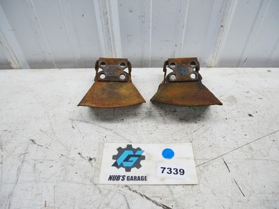 Jeep Willys CJ2A CJ3A Brake Line Guards Shields Dana 25