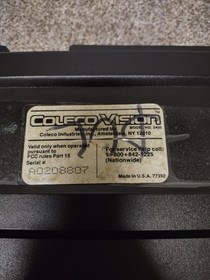 VINTAGE ColecoVision Console w/ 2 Controllers, Adapter, 5 Games Works