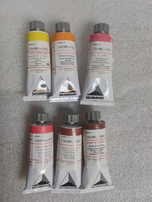 6 RÖHRCHEN 30 ML EXTRA FEINE ÖLFARBEN MAIMER SERIE