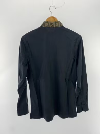 FENDI/Long Sleeve Shirt/Size 38/Cotton/Black/Solid/FS0751 A4S6 thumbnail 2
