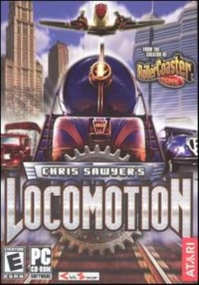 Chris Sawyer's Locomotion PC CD design railroad train simulation business game!
