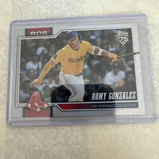 2026 Topps Series 1 Romy Gonzalez #294 Sand Glitter Foil Red Sox
