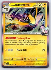 kilowattrel pokemon card value Strong Volt Discard an Energy from this Pokemon 100 Kilowattrel Card | eBay